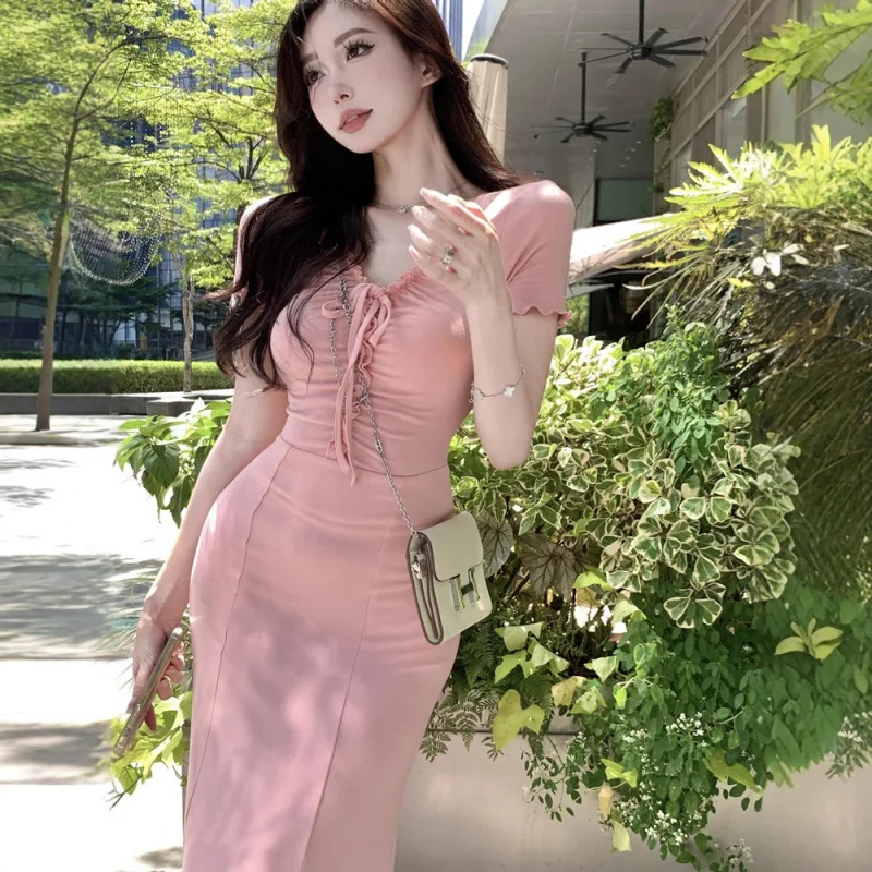 French Style Pure Desire Slimming Elegant High-end Sexy Bodycon Long Dress Waist-cinching Slim Vacation Style Mermaid Dress for
French Style Pure Desire Slimming Elegant High-end Sexy Bodycon Long Dress Waist-cinching Slim Vacation Style Mermaid Dress for
