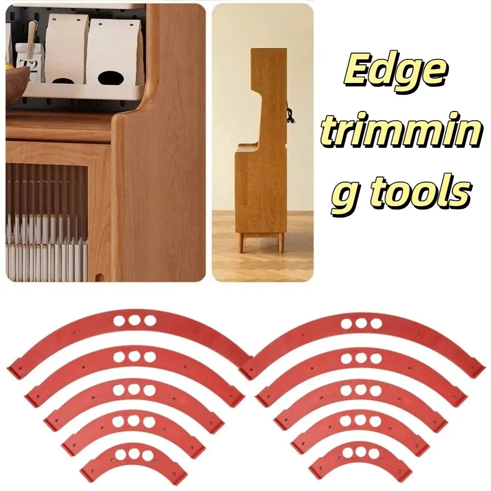 Precise Inner & Outer Woodworking Round Formold Reusable Positioning Tool Semi-circular Template Corner Trimming Tools
