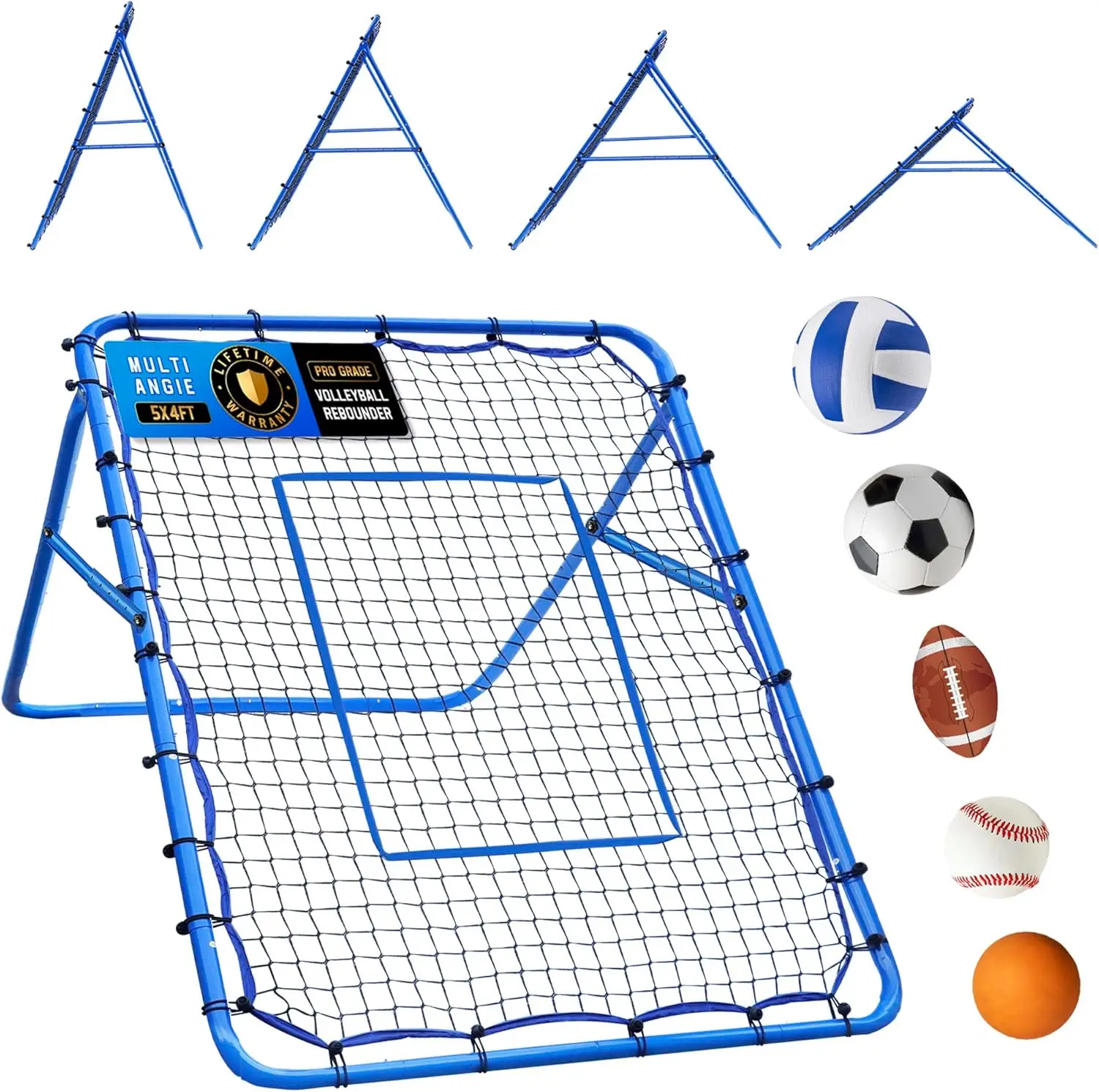 Quick Adjust Volleyball Baseball Softball Rebounder Net for Outdoor Indoor Backyard Training
Quick Adjust Volleyball Baseball Softball Rebounder Net for Outdoor Indoor Backyard Training