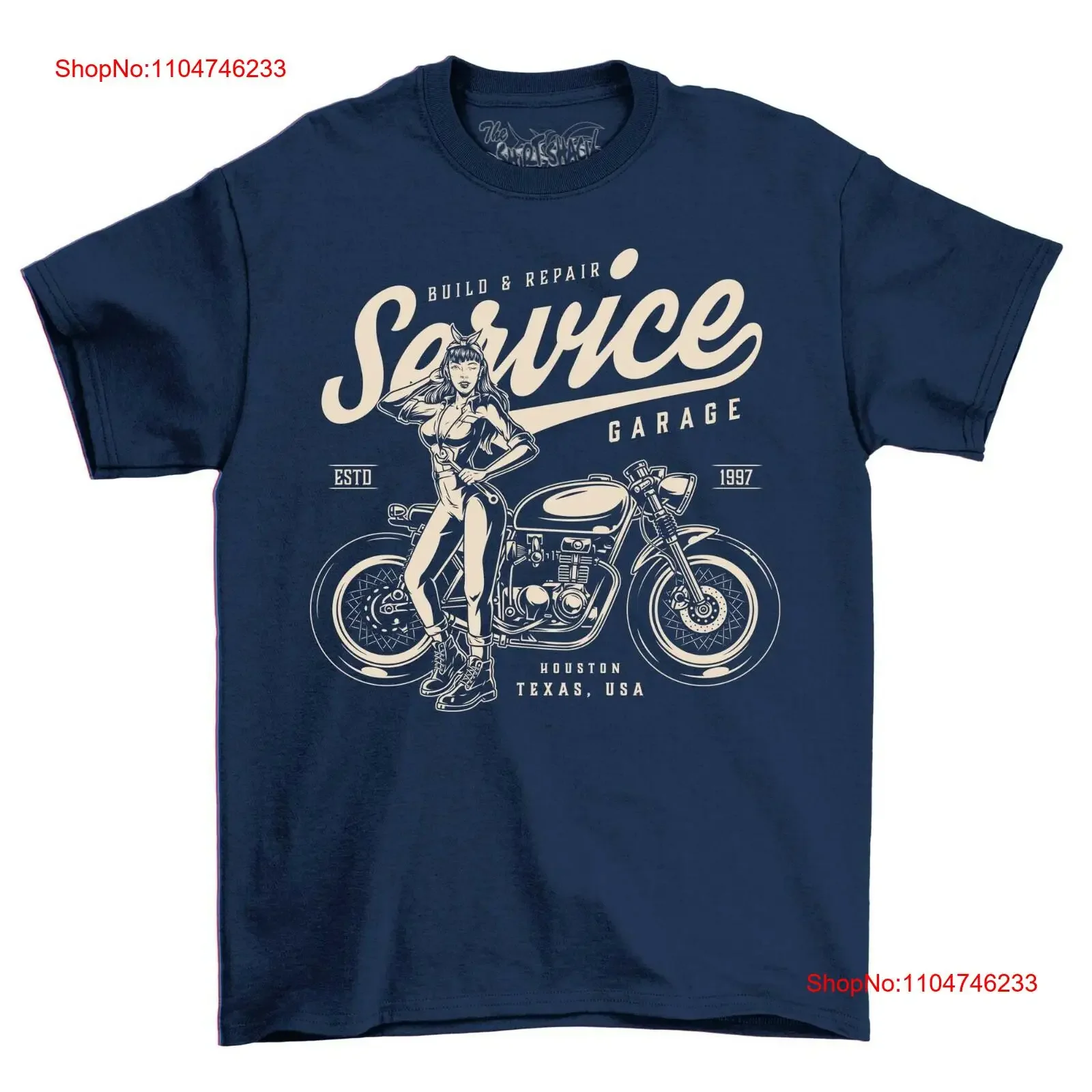 Мужская футболка Service Girl Garage Repair Motorcycle Café Racer, винтажный стираный модный дышащий слегка удобный
Мужская футболка Service Girl Garage Repair Motorcycle Café Racer, винтажный стираный модный дышащий слегка удобный