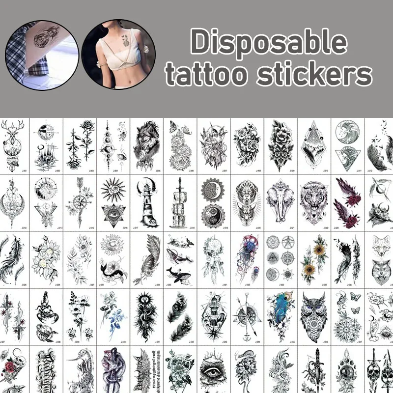 60 шт. временных татуировок для женщин, водонепроницаемые мини-наклейки, сексуальные стикеры, временные тату для женщин ZS251
60 шт. временных татуировок для женщин, водонепроницаемые мини-наклейки, сексуальные стикеры, временные тату для женщин ZS251