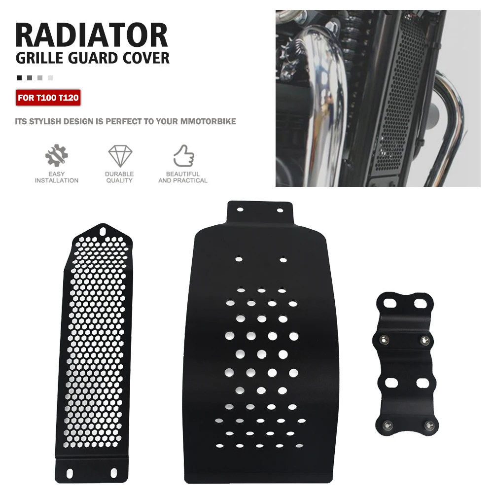 Radiator Guard Protection Cover Oil & Water Cooler Protector FOR Scrambler Bonneville T100 SE Edition Thruxton
Radiator Guard Protection Cover Oil & Water Cooler Protector FOR Scrambler Bonneville T100 SE Edition Thruxton