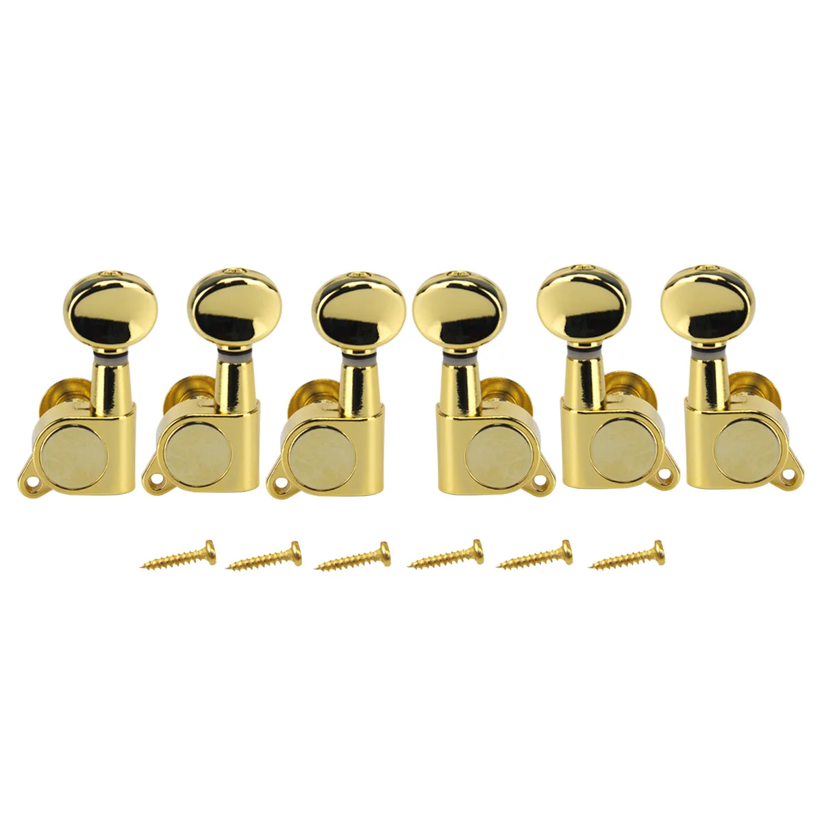 FLEOR 6PCS 3L3R Sealed Guitar Tuner Machine Heads Strings Tuning Pegs Keys Gold Guitar Parts
FLEOR 6PCS 3L3R Sealed Guitar Tuner Machine Heads Strings Tuning Pegs Keys Gold Guitar Parts