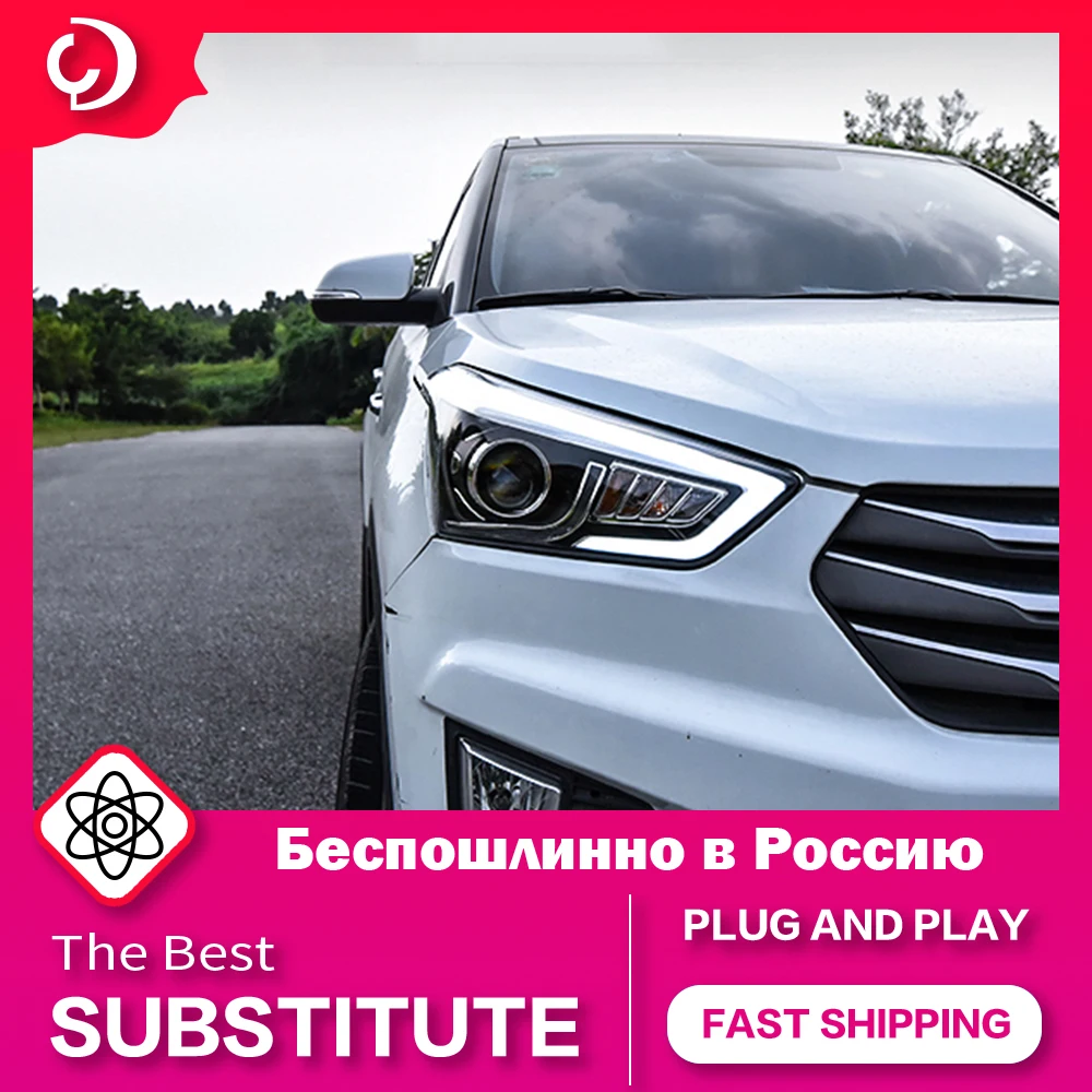AKD автомобильные Стайлинг фары для Hyundai ix25 2014-2017 светодиодные фары DRL ходовые указатели поворота светодиодный проектор автоаксессуары
AKD автомобильные Стайлинг фары для Hyundai ix25 2014-2017 светодиодные фары DRL ходовые указатели поворота светодиодный проектор автоаксессуары