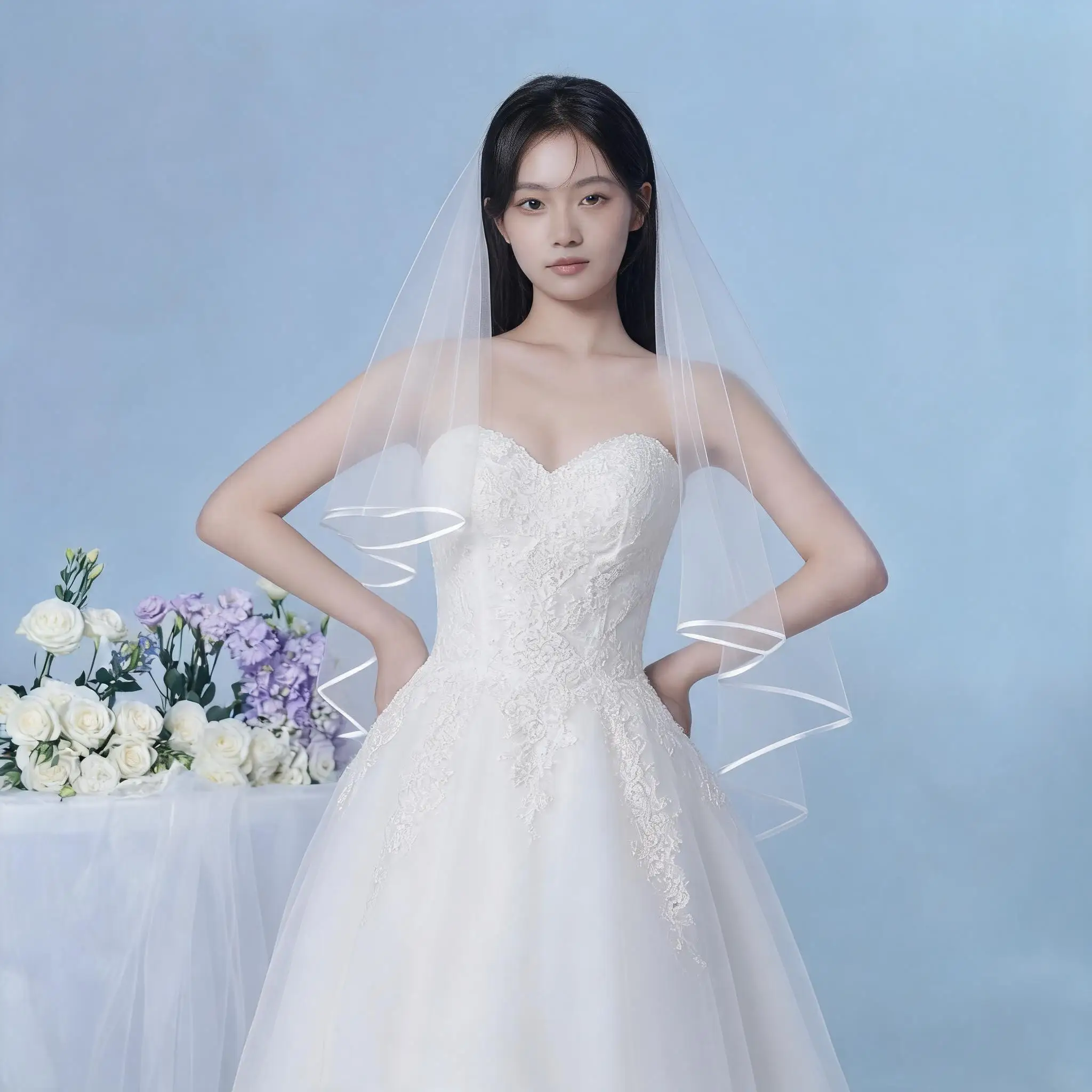 Black Bridal Veil Wedding Veil Short Veil Women's Simple with Comb
Black Bridal Veil Wedding Veil Short Veil Women's Simple with Comb