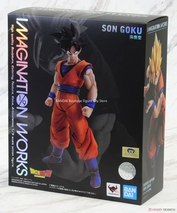 In Stock Bandai IMAGINATION WORKS Dragon Ball 1/9 Son Goku Black-haired Saiyan Plastic-coated Movable Figure Model Collection
In Stock Bandai IMAGINATION WORKS Dragon Ball 1/9 Son Goku Black-haired Saiyan Plastic-coated Movable Figure Model Collection