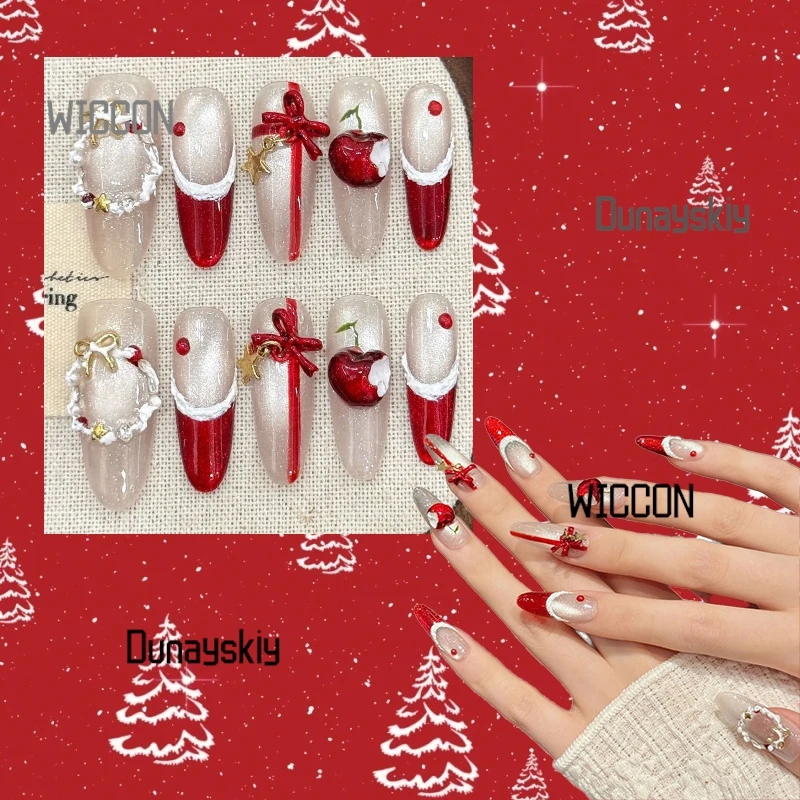 Jirai Kei Kawaii Christmas Cosplay Props Nails Red Cute Women Girls Halloween Daily Christmas Cosplay
Jirai Kei Kawaii Christmas Cosplay Props Nails Red Cute Women Girls Halloween Daily Christmas Cosplay