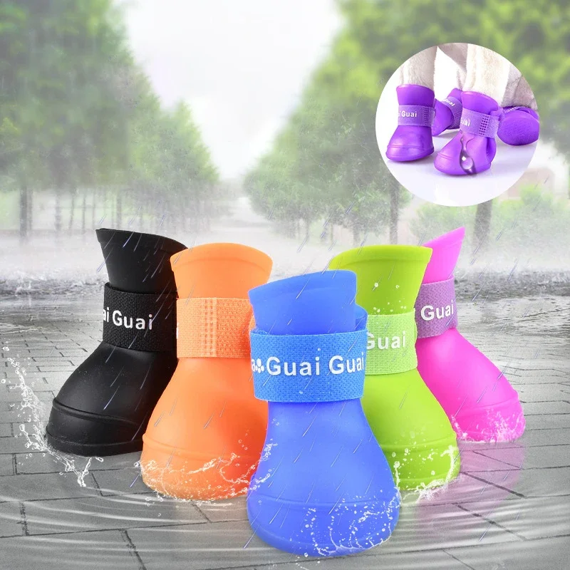 4Pc/Set Pet WaterProof Rainshoe Anti-slip Rubber Boots for Chihuahua Outdoor Footwear Socks Dog Ankle Boots Pet Accessories
4Pc/Set Pet WaterProof Rainshoe Anti-slip Rubber Boots for Chihuahua Outdoor Footwear Socks Dog Ankle Boots Pet Accessories
