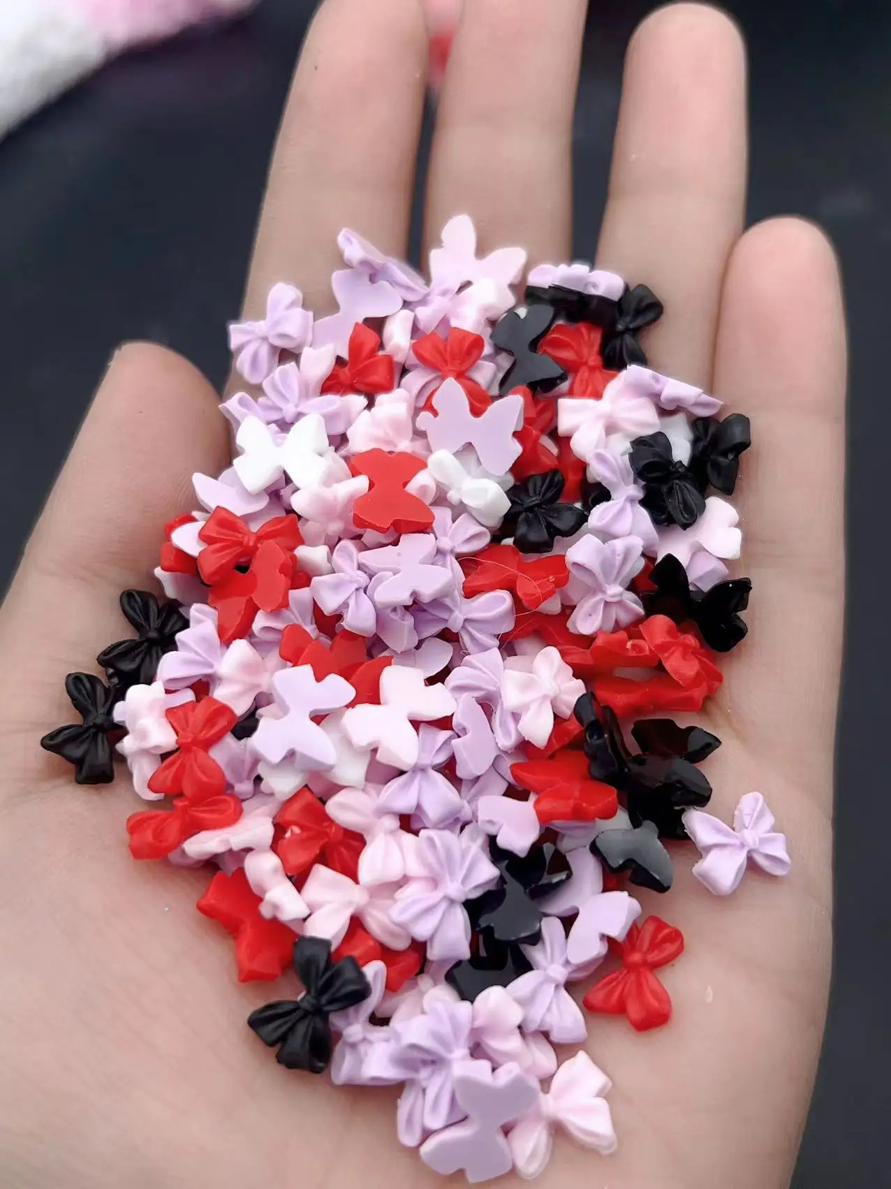 50Pcs 3D Bow Resin Nail Charm Kawaii Accessories Multi Colors Nail Polish Bow Decals For Nail Art Decorations Supplies Parts DIY
50Pcs 3D Bow Resin Nail Charm Kawaii Accessories Multi Colors Nail Polish Bow Decals For Nail Art Decorations Supplies Parts DIY