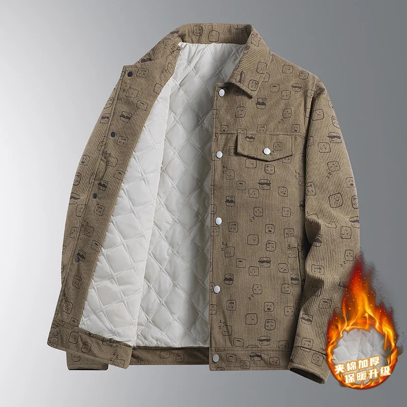 Winter Mens Casual Lapel Jacket 8XL Thick Down Cotton Padded Coat Youth Slim Fit Jackets Men Winter Print Tops Outerwear Coats
Winter Mens Casual Lapel Jacket 8XL Thick Down Cotton Padded Coat Youth Slim Fit Jackets Men Winter Print Tops Outerwear Coats