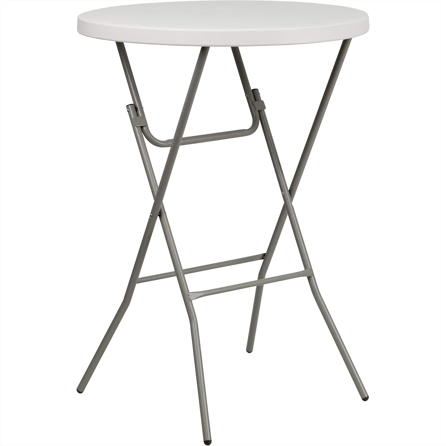 31.5" Round Folding Bar Height Table for Parties, Portable Plastic Bar Table, Easy Clean White
31.5" Round Folding Bar Height Table for Parties, Portable Plastic Bar Table, Easy Clean White