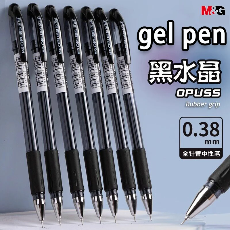 M&G 0.38mm Fine Tip Gel Pen Black Smooth Writing for School Students Office Finance Use
M&G 0.38mm Fine Tip Gel Pen Black Smooth Writing for School Students Office Finance Use