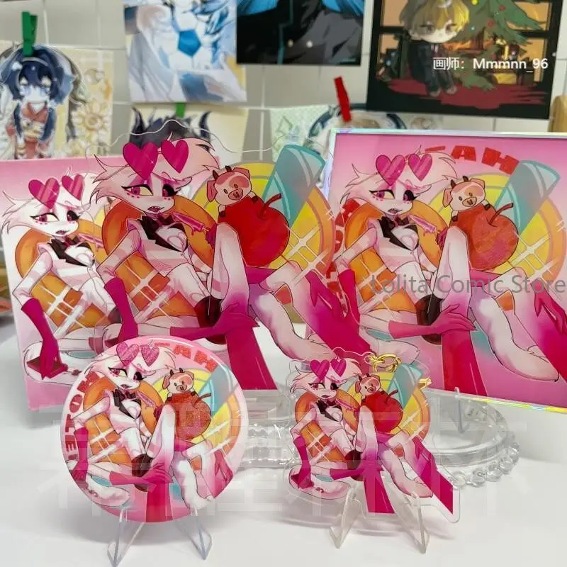 Anime Hazbin Hotel Alastor Angel Dust Lucifer 75mm Double Flash Badge Keychain Postcard Acrylic Astandee Ornament Gift Cosplay
Anime Hazbin Hotel Alastor Angel Dust Lucifer 75mm Double Flash Badge Keychain Postcard Acrylic Astandee Ornament Gift Cosplay
