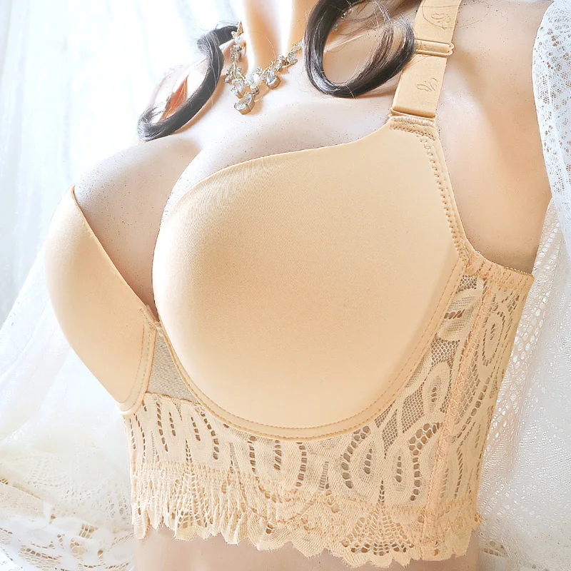 Large Chest Plus Size Sexy Bra Deep Cup Push Up Seamless Bra for Women Anti-sagging Thin Cup Adjustable shoulder strap Underwea
Large Chest Plus Size Sexy Bra Deep Cup Push Up Seamless Bra for Women Anti-sagging Thin Cup Adjustable shoulder strap Underwea