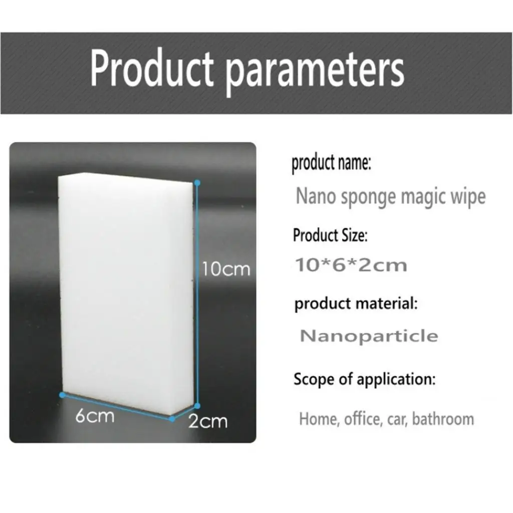 Multifunction Nano Sponge Clean Easy Use Magic Eraser Pad Household Washing Cleaning Supplies for Ceramic Metal Surfaces
Multifunction Nano Sponge Clean Easy Use Magic Eraser Pad Household Washing Cleaning Supplies for Ceramic Metal Surfaces