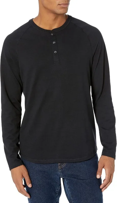 Men's Regular-Fit Long Sleeve Henley Shirt, Classic Cotton Blend Top, Big & Tall Sizes Available
Men's Regular-Fit Long Sleeve Henley Shirt, Classic Cotton Blend Top, Big & Tall Sizes Available