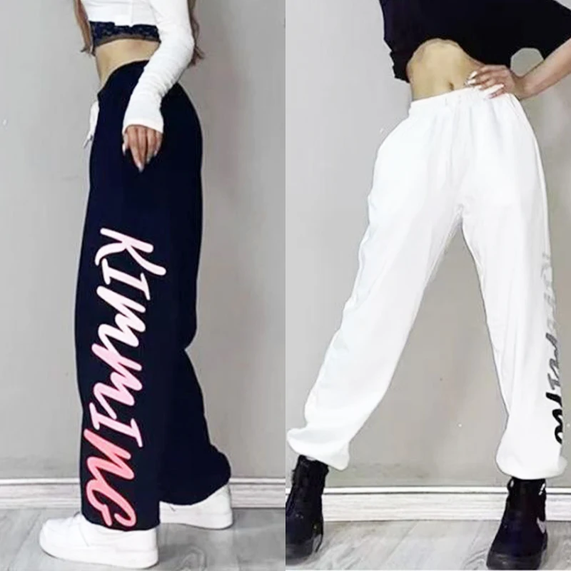 Europeans American Style Sweatpants For Women Letter Print Personality Loose Fit Trousers 2025 New Drawstring Design Pants
Europeans American Style Sweatpants For Women Letter Print Personality Loose Fit Trousers 2025 New Drawstring Design Pants