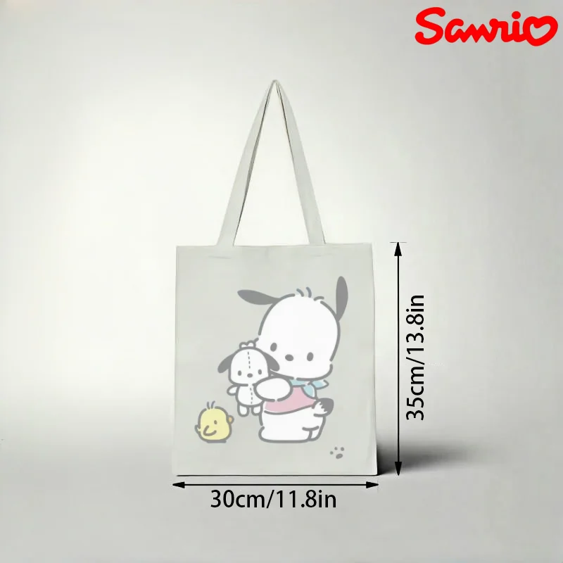 1pc Sanrio Pochacco Canvas Tote Bag, Hugging Doll & Chick Print Eco Shoulder Bag
1pc Sanrio Pochacco Canvas Tote Bag, Hugging Doll & Chick Print Eco Shoulder Bag