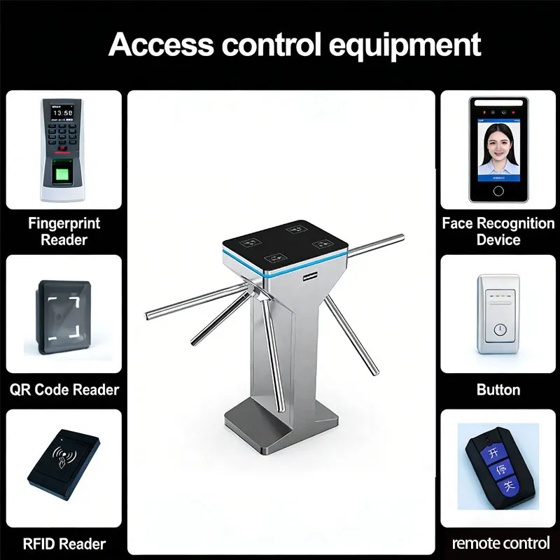 Exit Security Turnstile Double-Movement Pedestrian Tripod Turnstile Popular Tourist Attraction Qr Code Entry
Exit Security Turnstile Double-Movement Pedestrian Tripod Turnstile Popular Tourist Attraction Qr Code Entry