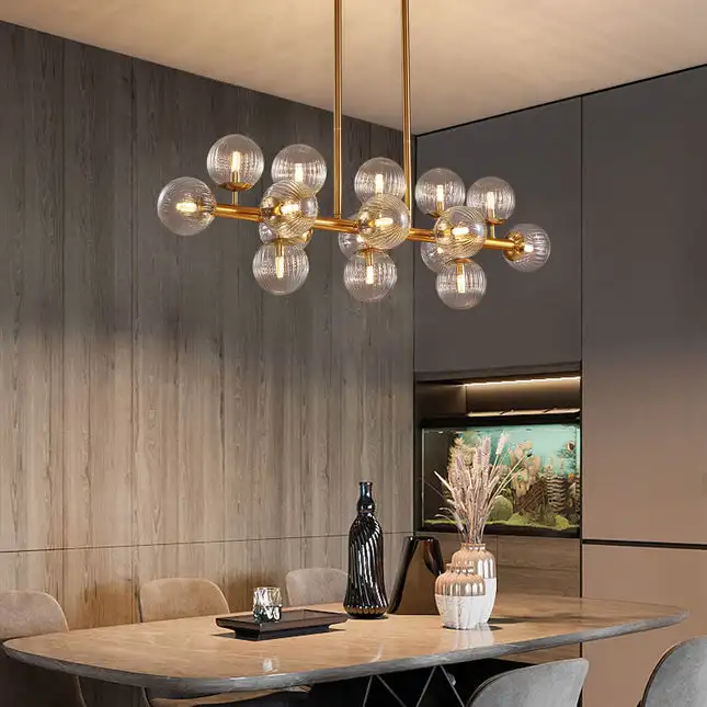 Glass Lampshade G9 Light Source Chandelier Gold Luxury Restaurant Luxury Home Decor Lamps Ball Pendant Light
Glass Lampshade G9 Light Source Chandelier Gold Luxury Restaurant Luxury Home Decor Lamps Ball Pendant Light