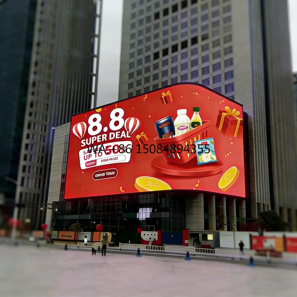 Customized Flexible LED Digital Display Outdoor Waterproof Curved Full-Color LED Screen for Shopping Mall Advertising
Customized Flexible LED Digital Display Outdoor Waterproof Curved Full-Color LED Screen for Shopping Mall Advertising