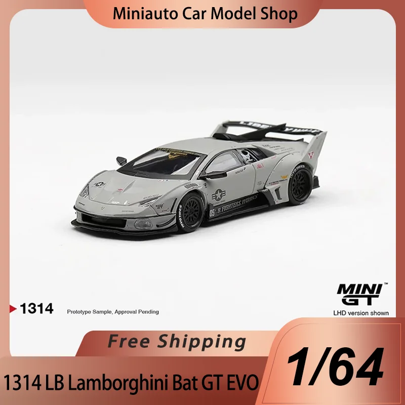 MINI GT Diecast Miniature 1:64 Car Model Toy Lamborghini Murcielago Gt Evo LB Works 1314 LHD Simulation Collectible Enthusiasts
MINI GT Diecast Miniature 1:64 Car Model Toy Lamborghini Murcielago Gt Evo LB Works 1314 LHD Simulation Collectible Enthusiasts
