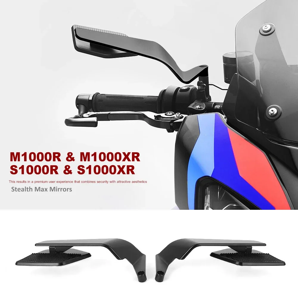 For BMW S1000R S1000XR M1000R M1000XR 2023 2024 2025 Motorcycle Rearview Mirror Wing Aerodynamic Aluminum Stealth Max Mirrors
For BMW S1000R S1000XR M1000R M1000XR 2023 2024 2025 Motorcycle Rearview Mirror Wing Aerodynamic Aluminum Stealth Max Mirrors