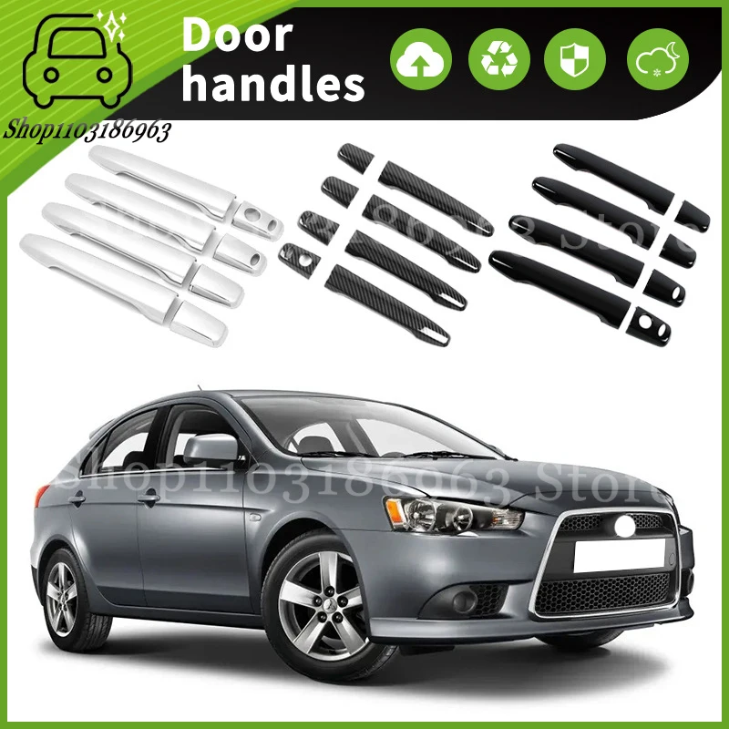 For Mitsubishi Lancer 2008-2016 Black Chrome Car Door Handle Cover Trim Styling Accessories Car Stickers Auto Accessories
For Mitsubishi Lancer 2008-2016 Black Chrome Car Door Handle Cover Trim Styling Accessories Car Stickers Auto Accessories