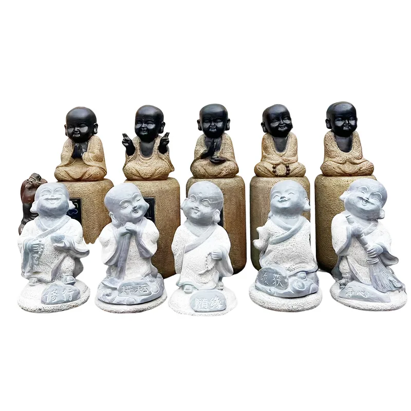 Little novice monk ornament Scenic garden Chinese Zen landscape sculpture Temple courtyard Zazen novice statue
Little novice monk ornament Scenic garden Chinese Zen landscape sculpture Temple courtyard Zazen novice statue