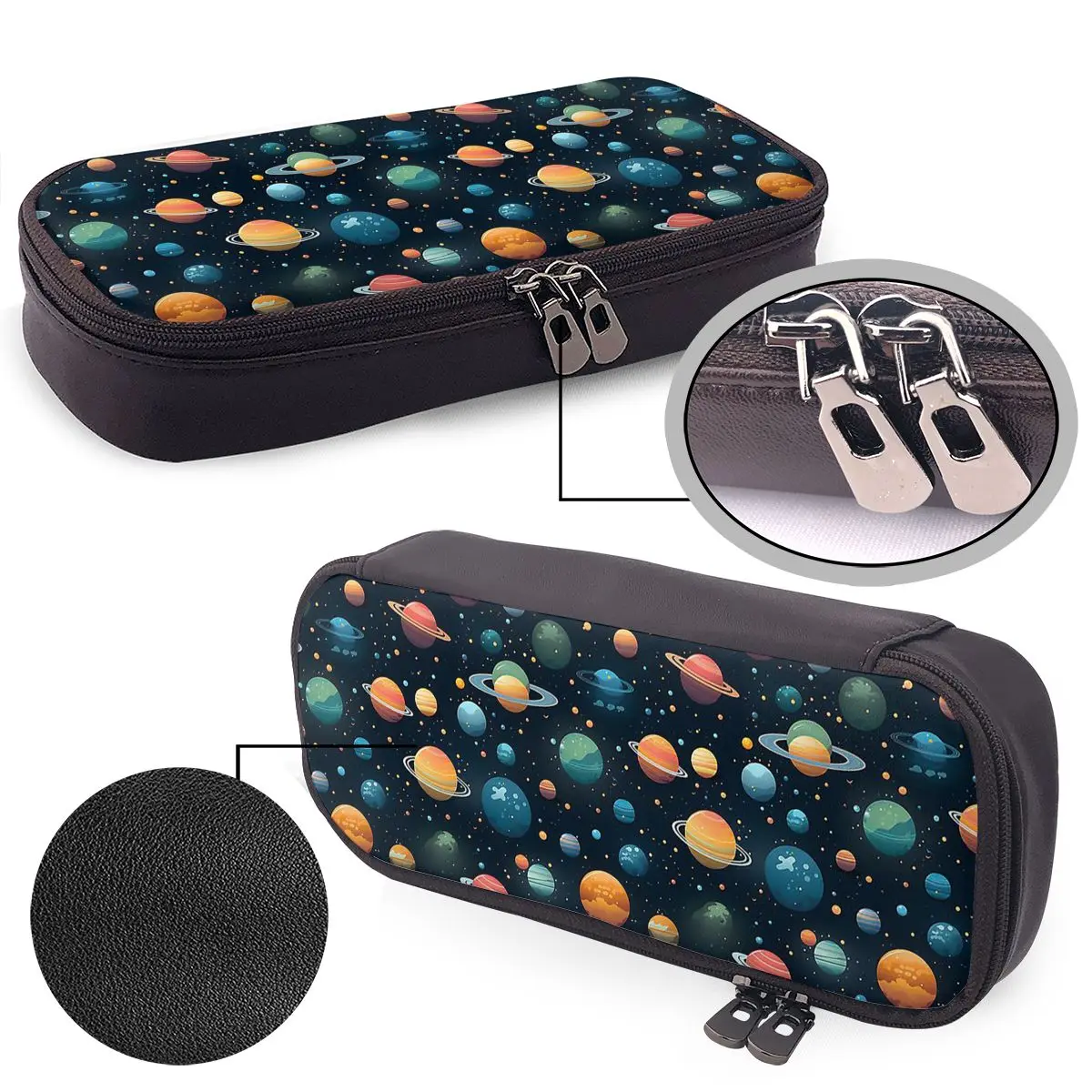 Solar System Space Planets Universe Leather Pencil Case for Boy Girl Gifts Pen Box Pencil Bag Stationery Supplies Pen Holder Bag
Solar System Space Planets Universe Leather Pencil Case for Boy Girl Gifts Pen Box Pencil Bag Stationery Supplies Pen Holder Bag