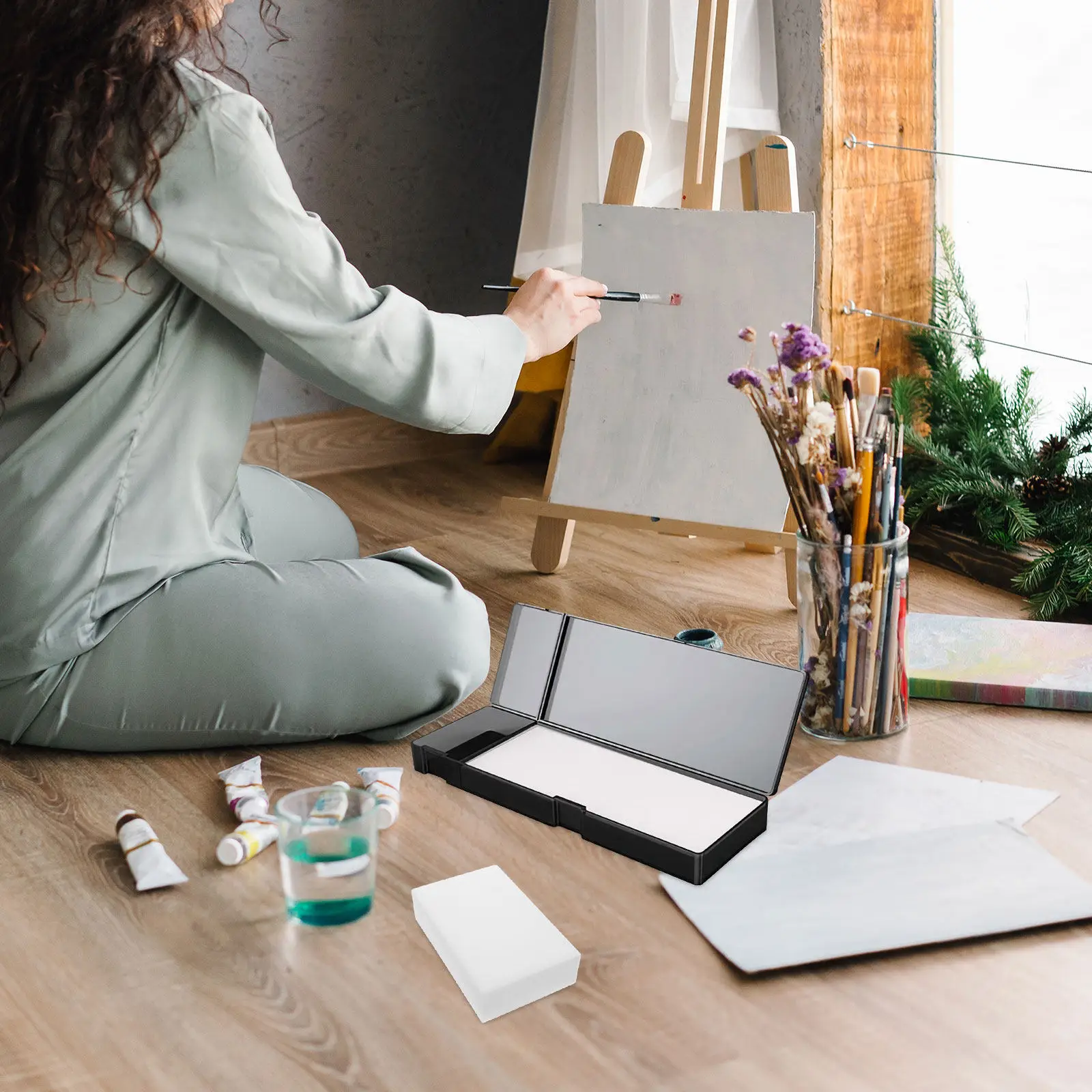 Мягкая впитывающая губка для палитры, многоразовая, для акварели, инструмент для художников, для творчества и раскрашивания
Мягкая впитывающая губка для палитры, многоразовая, для акварели, инструмент для художников, для творчества и раскрашивания