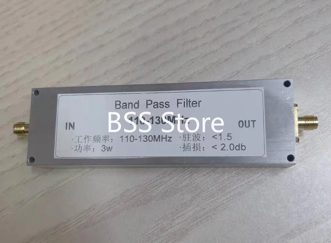 BPF-110-130 110-130MHz band-pass filter BPF for anti-interference and selective receiver module sensor
BPF-110-130 110-130MHz band-pass filter BPF for anti-interference and selective receiver module sensor