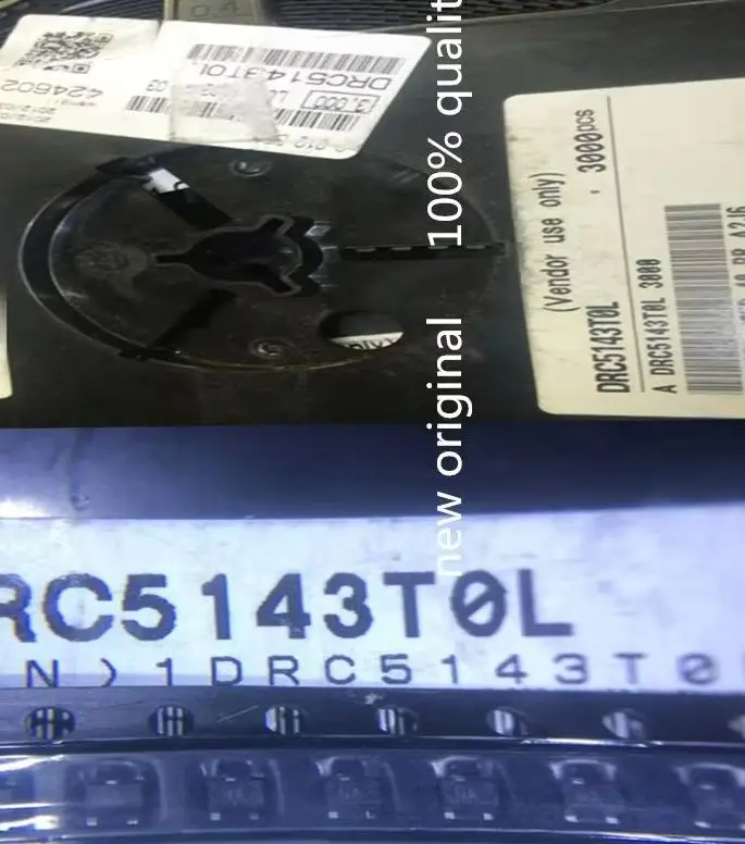 100PCS/set 100pcs/lot New Original 100% Quality DRC5143T0L DRC5143 DRC5143TOL
100PCS/set 100pcs/lot New Original 100% Quality DRC5143T0L DRC5143 DRC5143TOL
