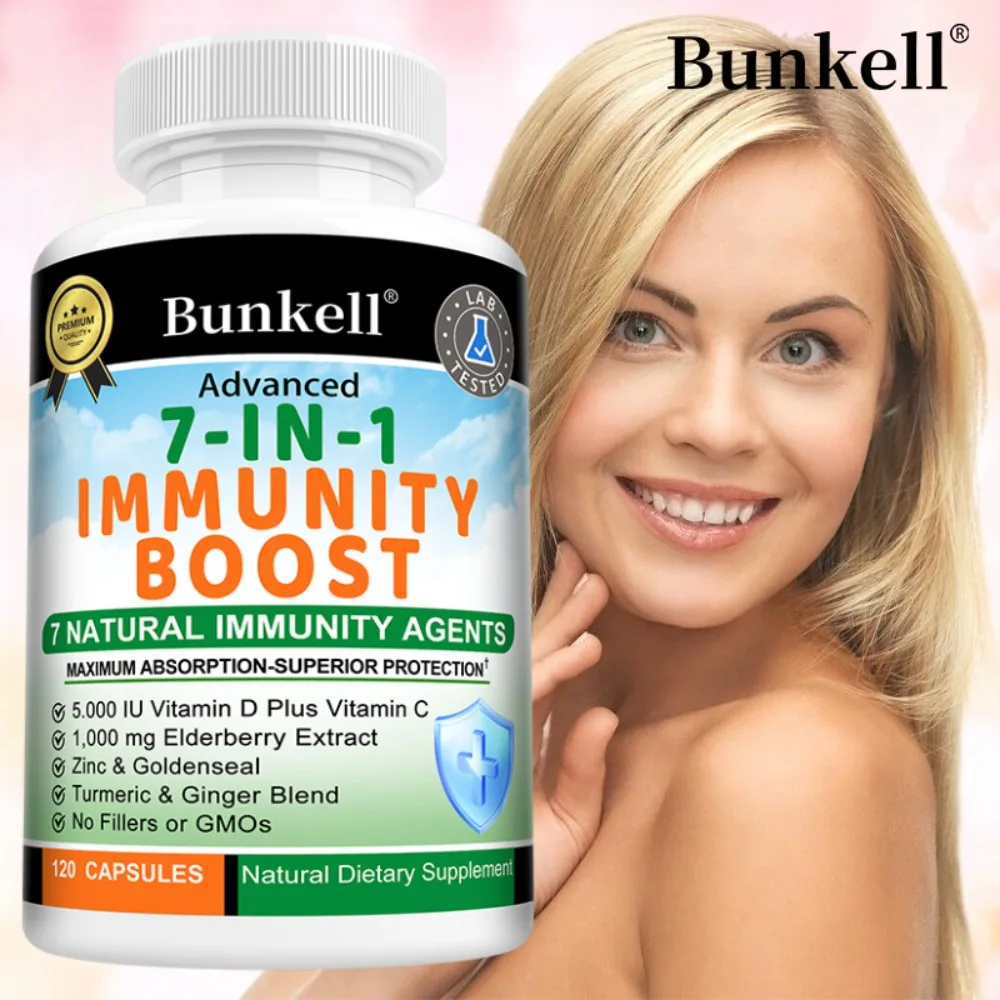 Immune Support Supplement with Zinc Vitamin C Vitamin D3 Elderberry Ginger Turmeric - for Adults Women and Men
Immune Support Supplement with Zinc Vitamin C Vitamin D3 Elderberry Ginger Turmeric - for Adults Women and Men