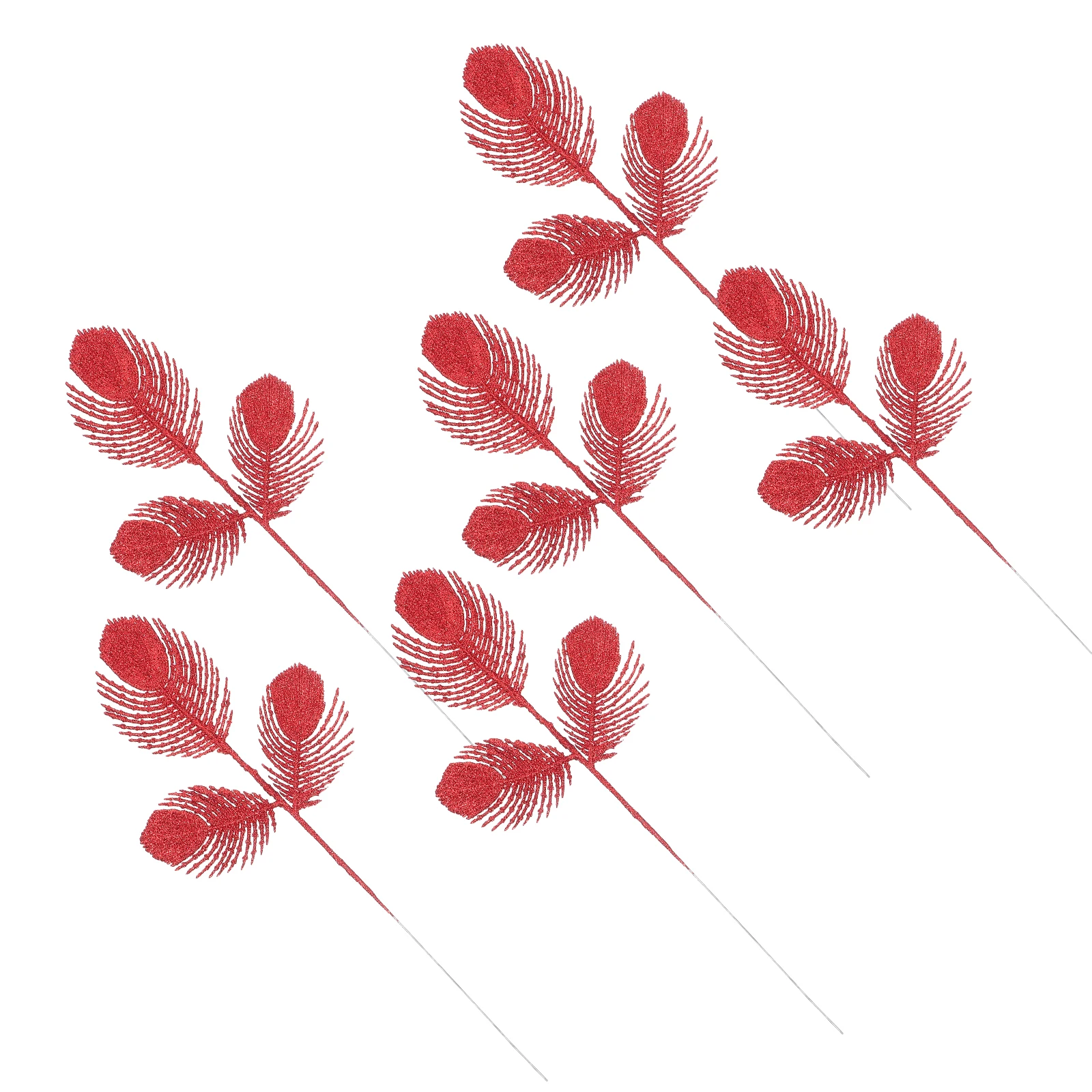 6 Pcs Artificial Christmas Tree Decoration Pendant Golden Glitter Simulation Leaves Ornaments for Party Home Decor
6 Pcs Artificial Christmas Tree Decoration Pendant Golden Glitter Simulation Leaves Ornaments for Party Home Decor