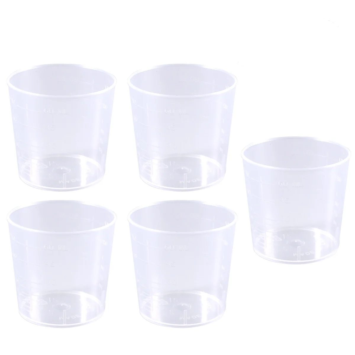 20pcs 60Ml Plastic Graduated Measuring Beaker Heat Resistant Liquid Container For Lab Kitchen Cooking Paint Mixing
20pcs 60Ml Plastic Graduated Measuring Beaker Heat Resistant Liquid Container For Lab Kitchen Cooking Paint Mixing
