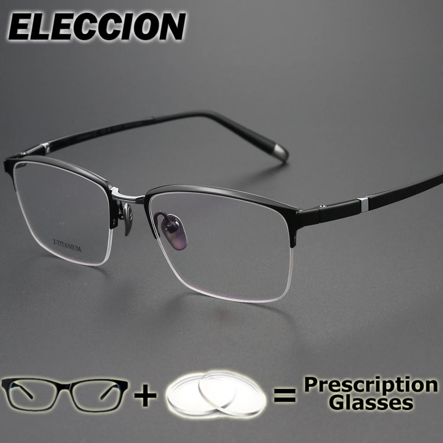 ELECCION Prescription Glasses Titanium Super Quality Optical Eyewear Men Women Glasses Myopia Minus Lens Photochromic
ELECCION Prescription Glasses Titanium Super Quality Optical Eyewear Men Women Glasses Myopia Minus Lens Photochromic