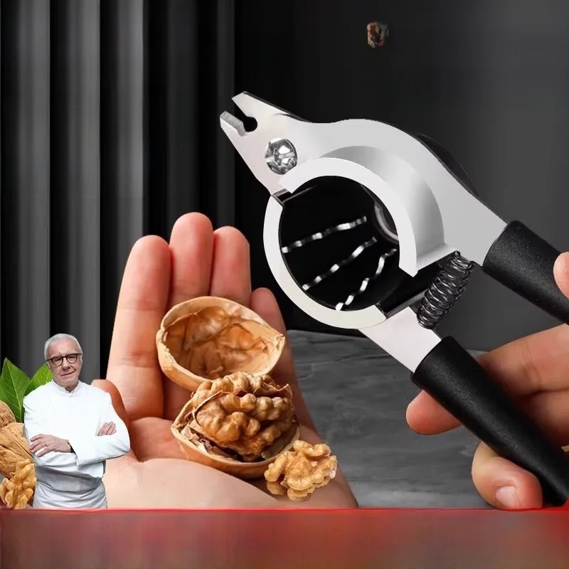 Stainl Steel 304 Nutcraer Multi-Function Home Kitchen Tool for Pecan ell Opening And Walnut Peeling
Stainl Steel 304 Nutcraer Multi-Function Home Kitchen Tool for Pecan ell Opening And Walnut Peeling