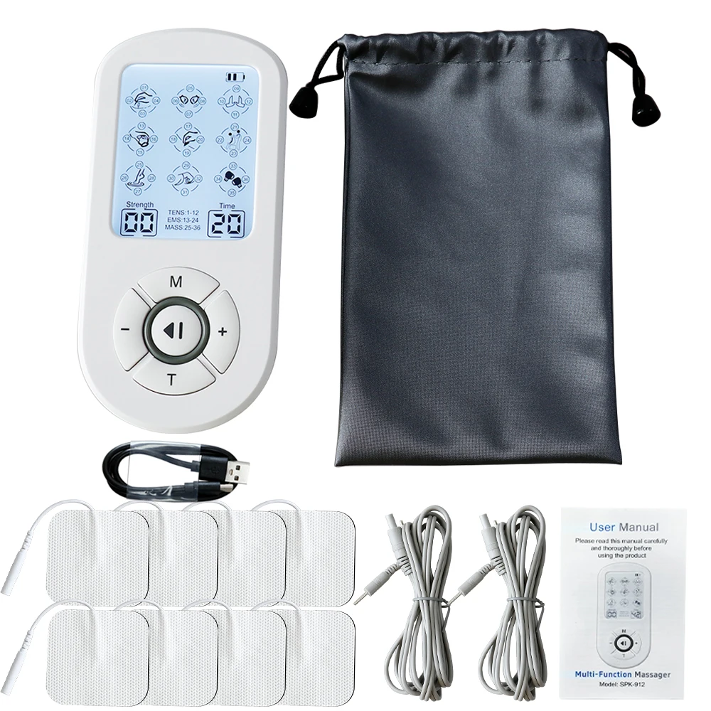 Electric Digital Therapy Tens Massage Machine EMS Device Pulse Massager Acupuncture Muscle Stimulator Slimming Relax Full Body
Electric Digital Therapy Tens Massage Machine EMS Device Pulse Massager Acupuncture Muscle Stimulator Slimming Relax Full Body