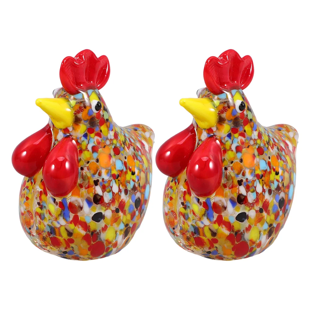 Rooster Figurines Farm Chicken Ornament Party Decorations Home for Table Glass Child The Chicks
Rooster Figurines Farm Chicken Ornament Party Decorations Home for Table Glass Child The Chicks