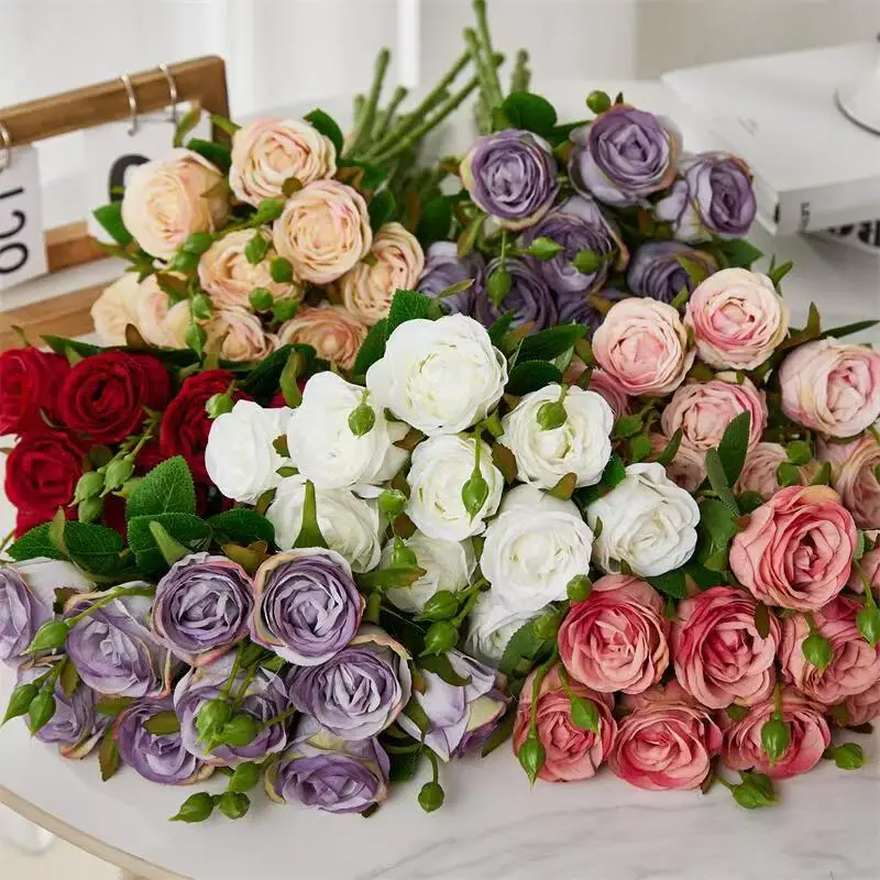 Hot Sale Real Touch Artificial Roses 10 Heads Silk Flowers Bouquet for Wedding Home Garden Party DIY Floral Arrangement Decorati
Hot Sale Real Touch Artificial Roses 10 Heads Silk Flowers Bouquet for Wedding Home Garden Party DIY Floral Arrangement Decorati