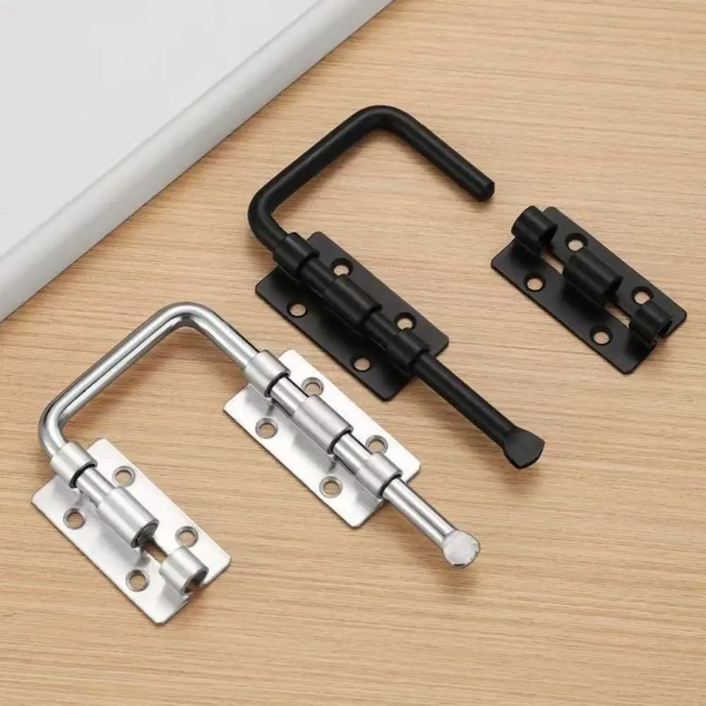 New Stainless Steel Door Latch Lock Thickened Non Perforated Gate Latch 90/180 Degree Safety Anti-theft Buckle Fences
New Stainless Steel Door Latch Lock Thickened Non Perforated Gate Latch 90/180 Degree Safety Anti-theft Buckle Fences
