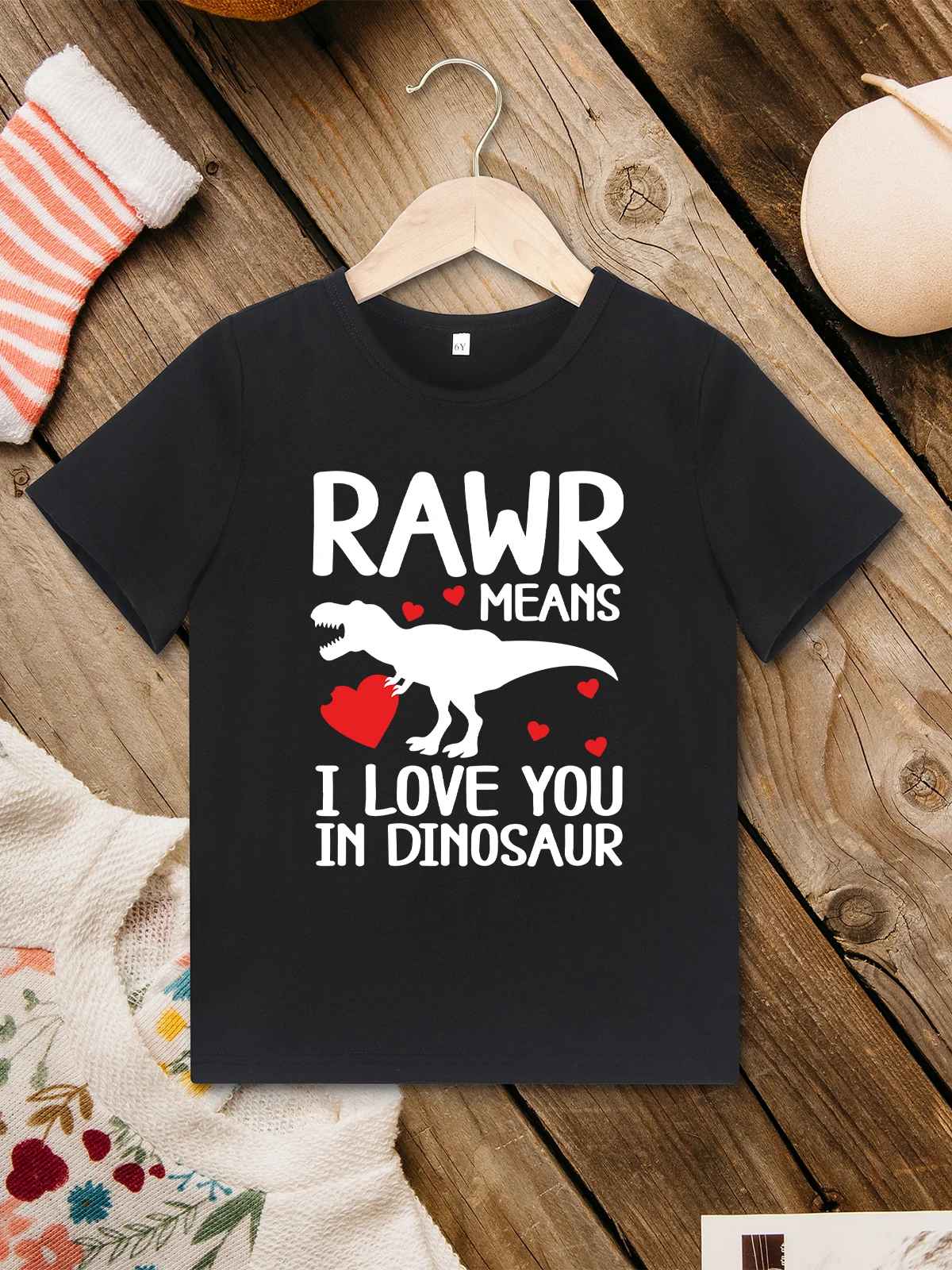 “Rawr Means I Love You In Dinosaur” Kids T Shirt for Boys Fashion Trend Summer Streetwear Black T-shirts American Style
“Rawr Means I Love You In Dinosaur” Kids T Shirt for Boys Fashion Trend Summer Streetwear Black T-shirts American Style