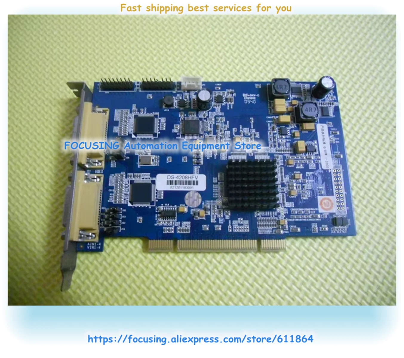 Original DS-4208HFV Video Capture Card Eight-way Monitor Card
Original DS-4208HFV Video Capture Card Eight-way Monitor Card