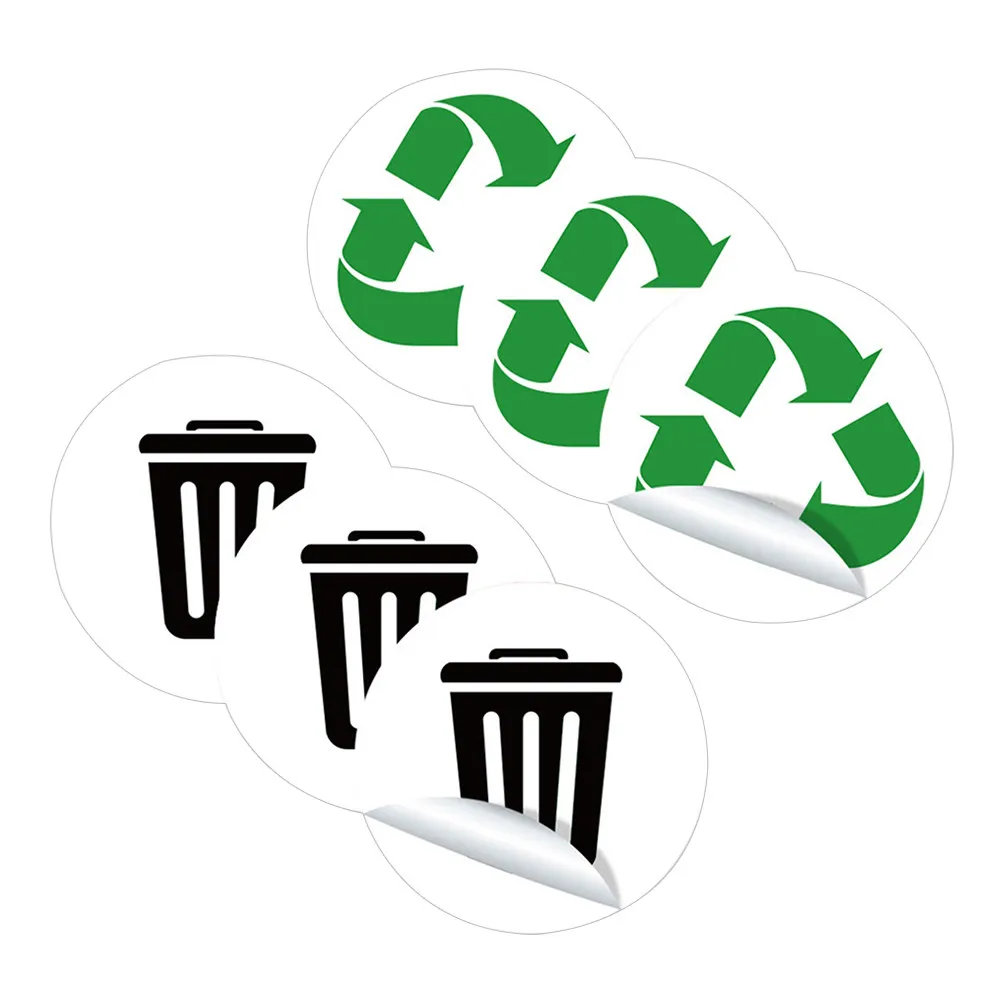 3Sets Garbage Classification Labels Self-Adhesive PVC Recycling Stickers Long-Lasting Waterproof Trash Can Decals for Waste
3Sets Garbage Classification Labels Self-Adhesive PVC Recycling Stickers Long-Lasting Waterproof Trash Can Decals for Waste