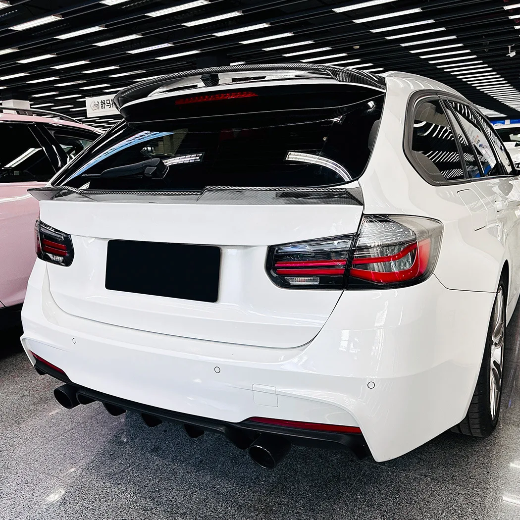 Rear Trunk Roof Spoiler Wing Carbon Fiber Look/Gloss Black Tail Upper Splitter Lip For BMW 3 Series F31 Touring Wagon 2013-2019
Rear Trunk Roof Spoiler Wing Carbon Fiber Look/Gloss Black Tail Upper Splitter Lip For BMW 3 Series F31 Touring Wagon 2013-2019
