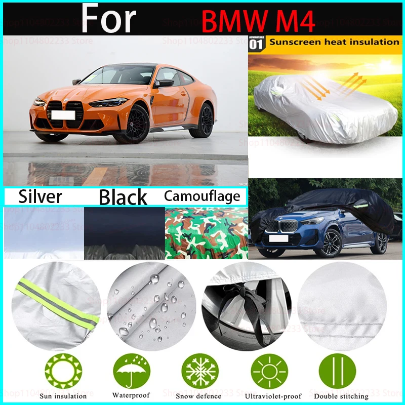 Waterproof Car Covers for BMW M4 All-season Car Cover Full Coverage Dustproof Snowproof and UV-resistant Car Accessories
Waterproof Car Covers for BMW M4 All-season Car Cover Full Coverage Dustproof Snowproof and UV-resistant Car Accessories