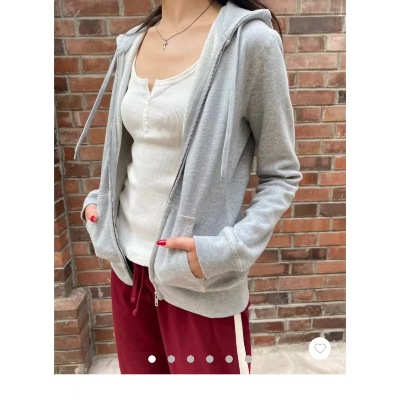 Brandy BM American Style Hooded Casual Zipper Top Coat BM Sweatshirt Spring Autumn Versatile Color Cardigan Slimming
Brandy BM American Style Hooded Casual Zipper Top Coat BM Sweatshirt Spring Autumn Versatile Color Cardigan Slimming