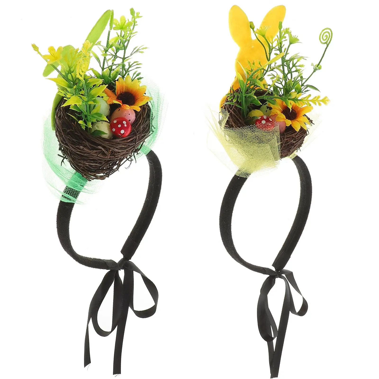 2Pcs Bunny Headband Wooden Bird's Nest Clip Adjustable Size Easter Headdresses Hair Accessories Festive Supplies
2Pcs Bunny Headband Wooden Bird's Nest Clip Adjustable Size Easter Headdresses Hair Accessories Festive Supplies