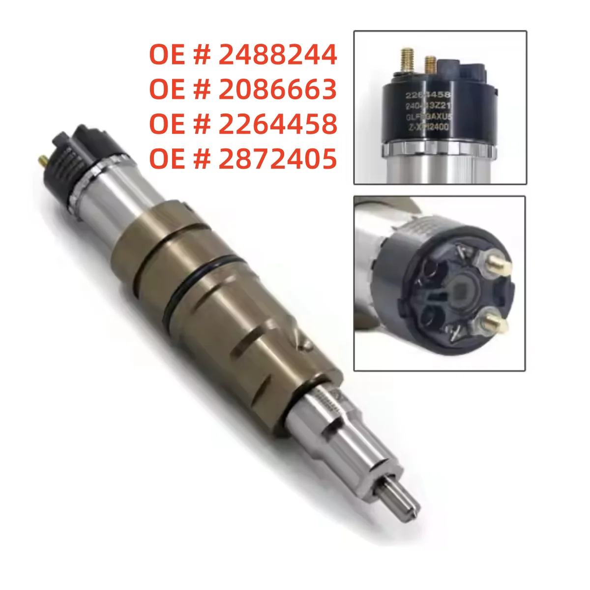 High quality 2488244 2086663 2264458 2872405 Xpi Common Rail Injector Adapter En Nozzle For Cumminss Scania
High quality 2488244 2086663 2264458 2872405 Xpi Common Rail Injector Adapter En Nozzle For Cumminss Scania